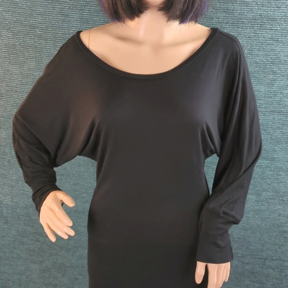 White House Black Market Off-Shoulder Ruched Side Rayon Dress - Picture 4 of 15